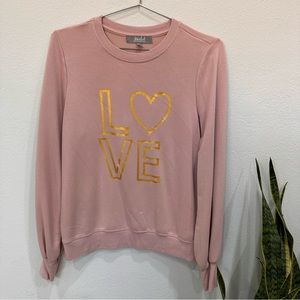 Marled Reunited Clothing LOVE Sweatshirt
